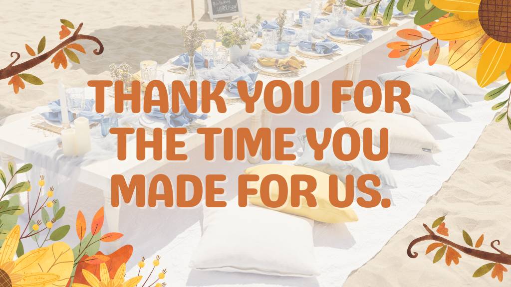 thanksgiving time gratitude