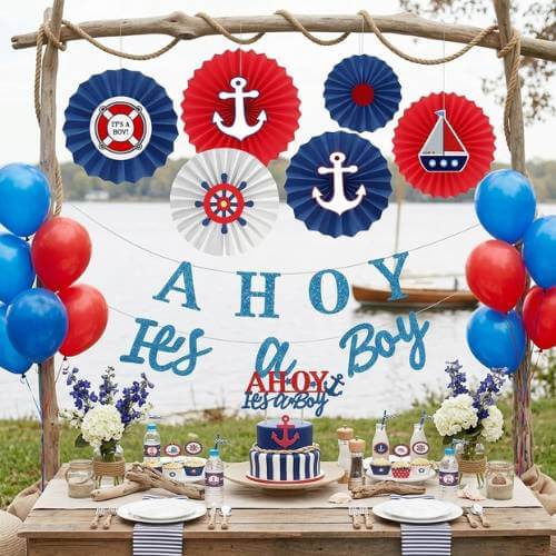 nautical adventure baby shower