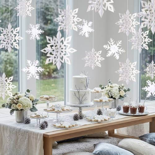 snowflake garlands