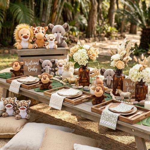 jungle safari baby shower