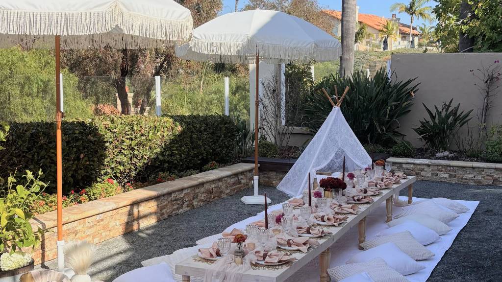 © Picnic Makers - https://picnicmakers.com/ january backyard birthday picnic