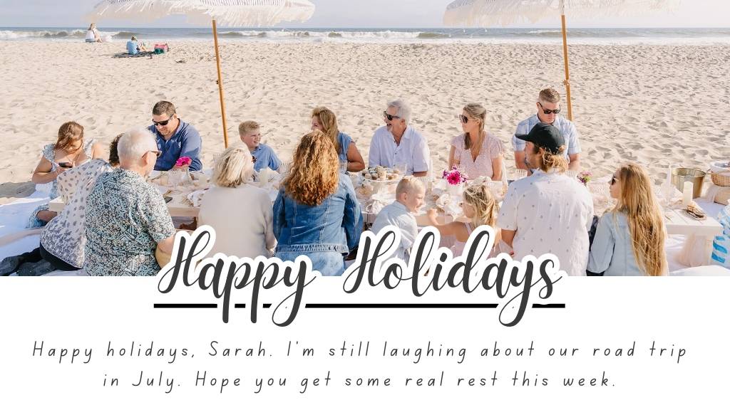 ©️ Picnic Makers - https://picnicmakers.com/ happy holidays picnic setup