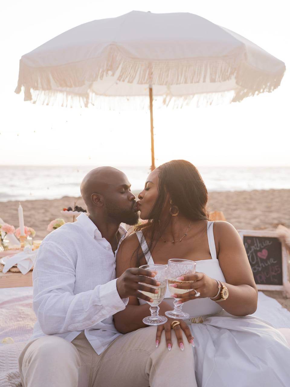 romantic picnic proposal setup package