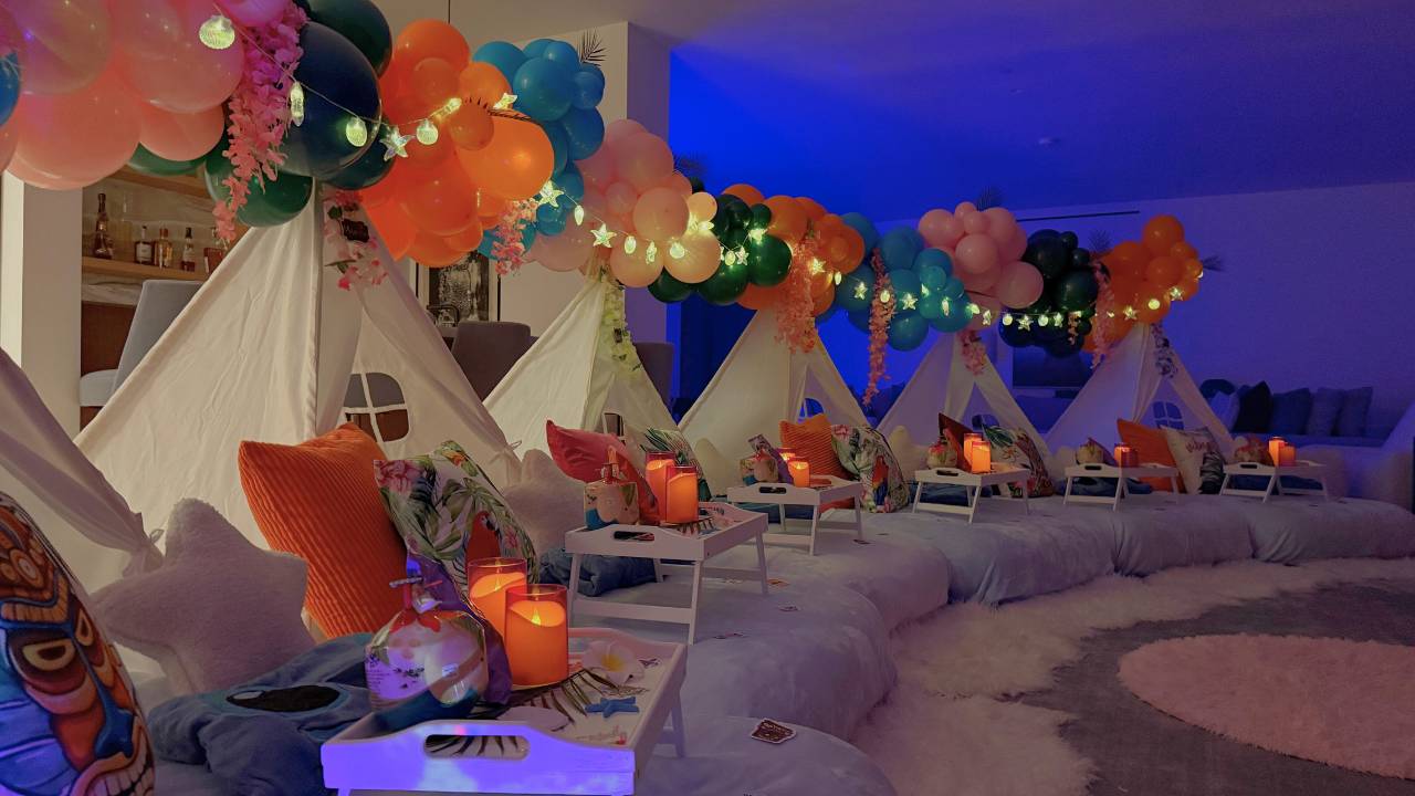 sleepover snacks party