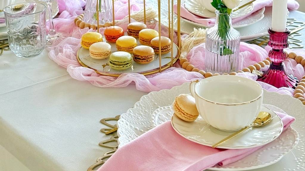 tea party dessert table for 13th birthday