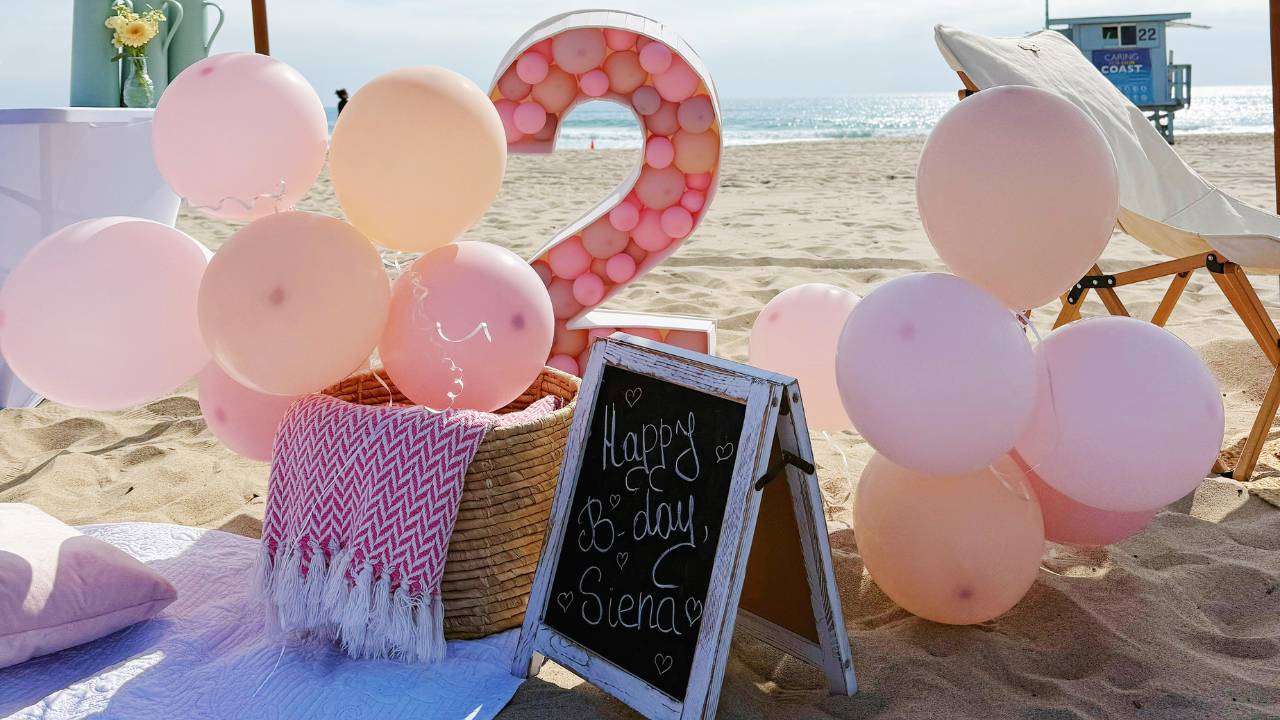 2-year-old-birthday-theme-beach-balloons-number-two 2 year old beach birthday balloons