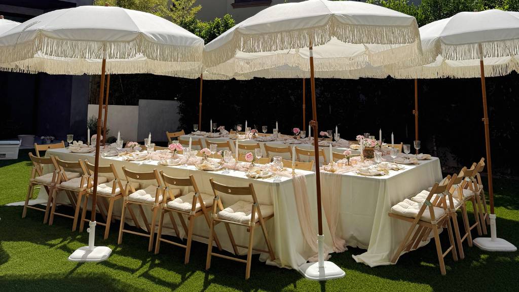 backyard baby shower dinner