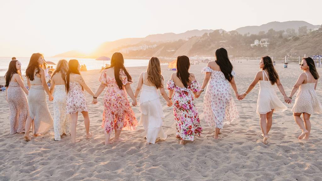 wedding party ideas beach picnic