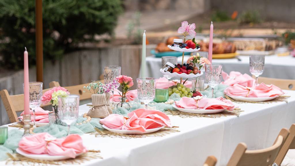 garden party baby shower