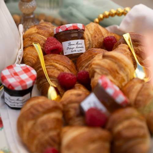 mini buttery croissants
