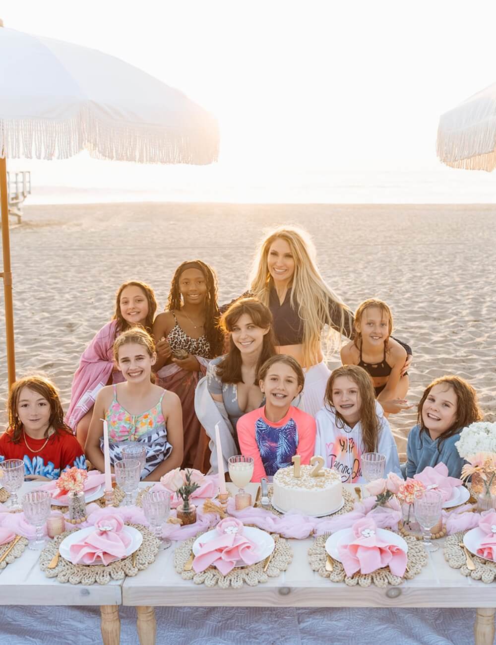 girls kids birthday picnic party