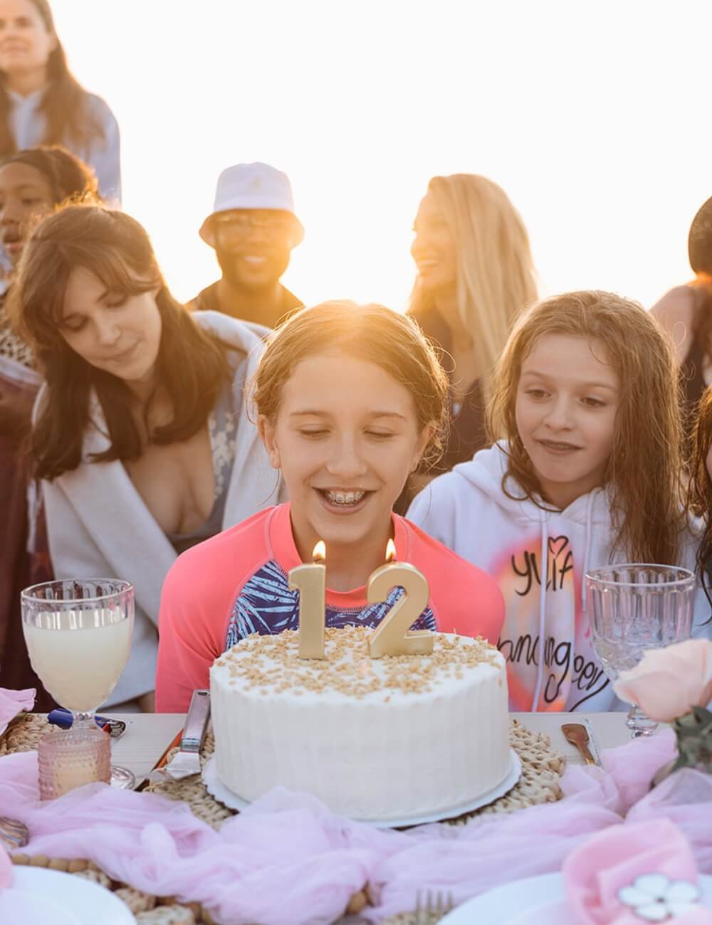 kids birthday cake celebration